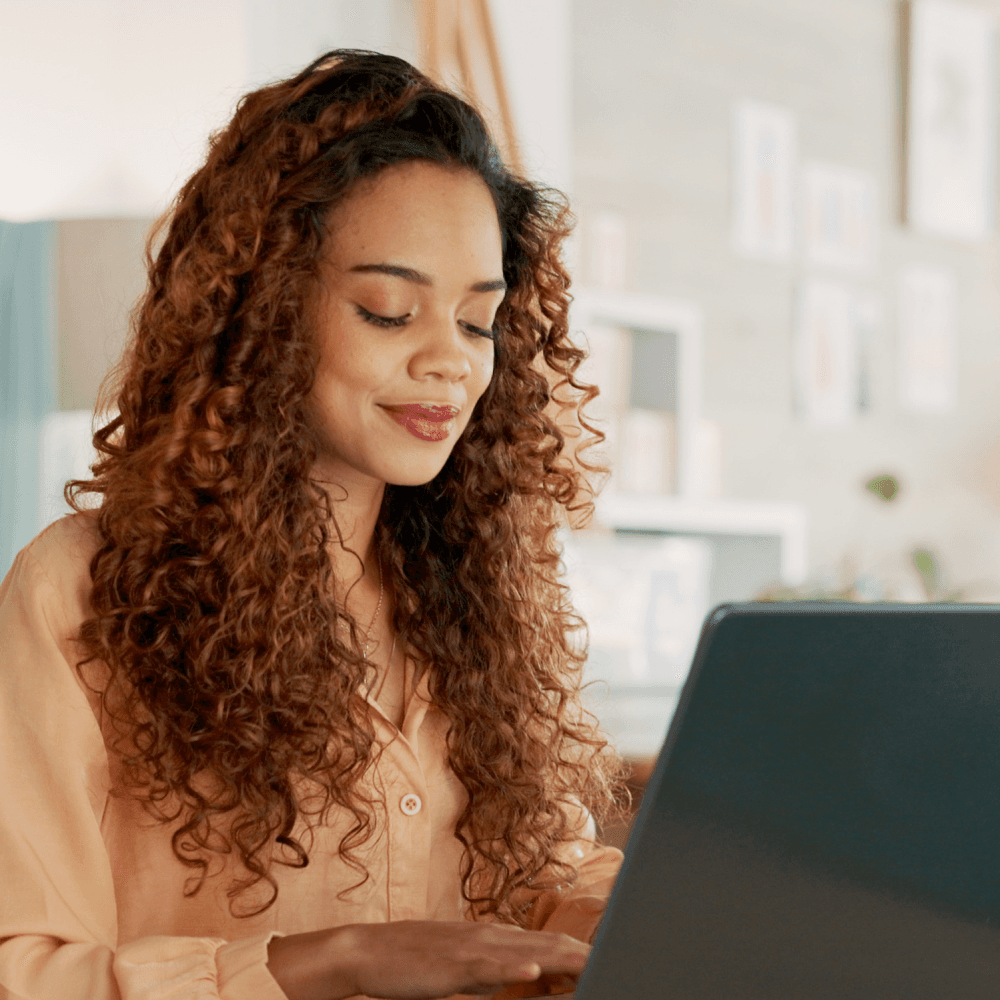 woman on laptop