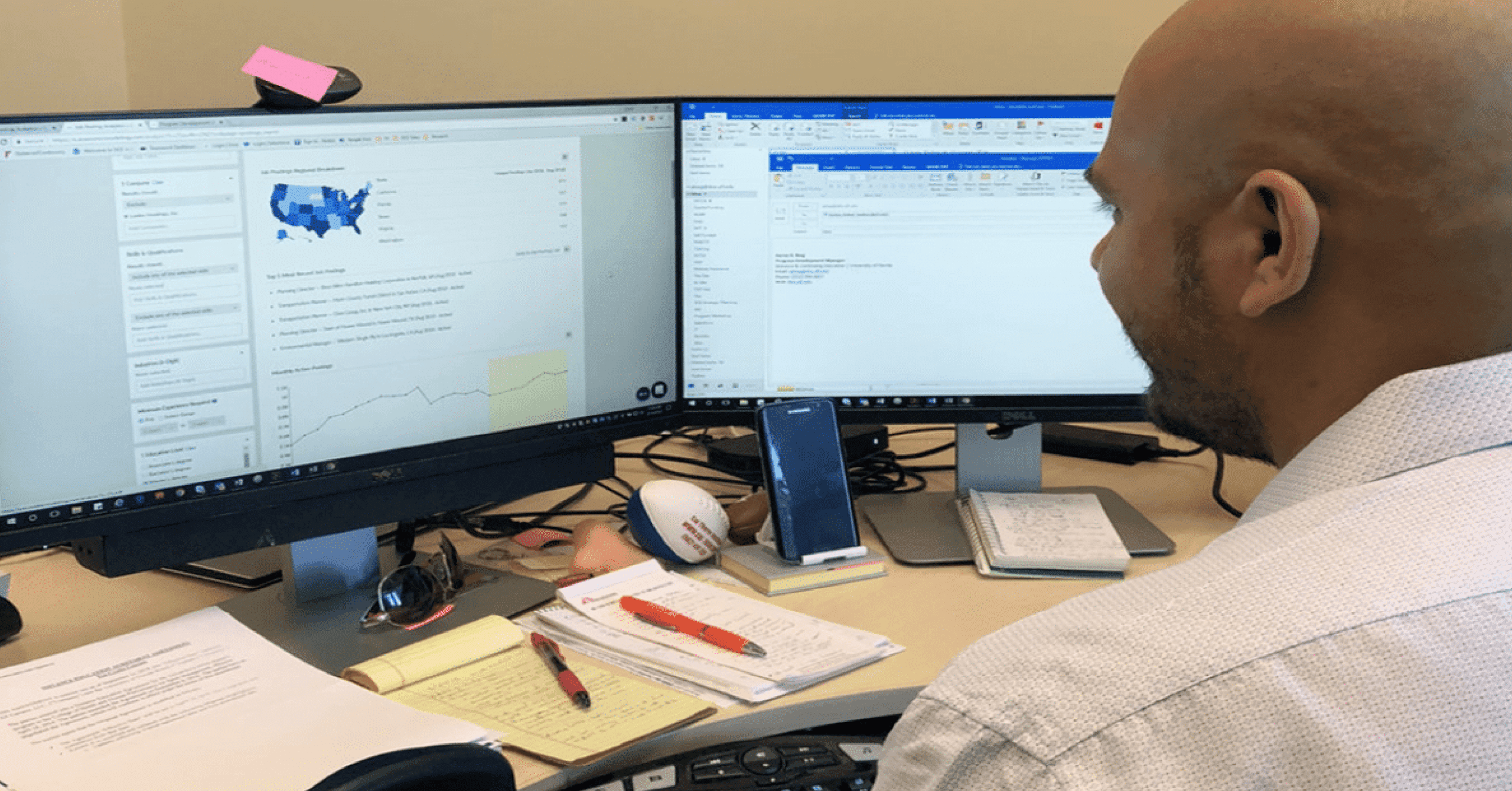 Aaron King using Analyst (Photo credit: Dr. Jocelyn Widmer)